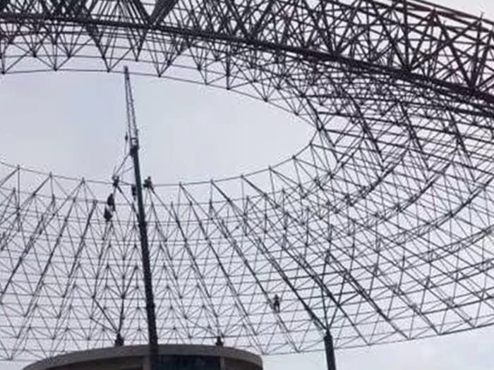 呼伦贝尔篮球馆球形网架厂家价格