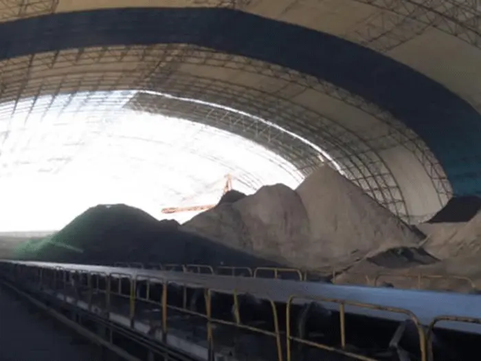 呼伦贝尔煤棚料仓网架